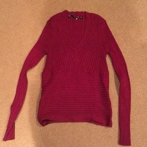 Maroon long sleeve shirt